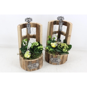 arr2 TD - Houten waterput - geel/wit