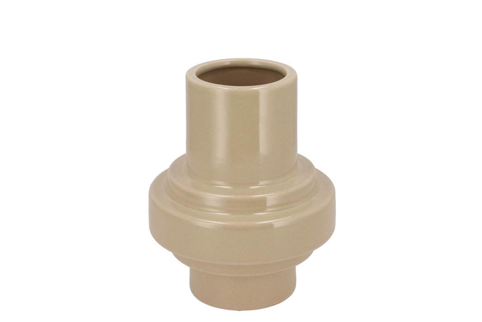 <h4>Oxford Sand Vase Tube 16x16x19cm</h4>