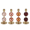 Cosmo Foiled Nude Mix Ball Candle Holder Ass 7x7x18cm