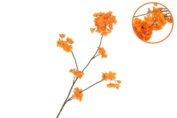 <h4>Silk Cherry Blossom Orange 126cm Nm</h4>