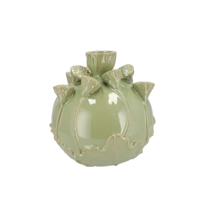 Mara Pistache Vase Bol Lotus 26x26x26cm Nm