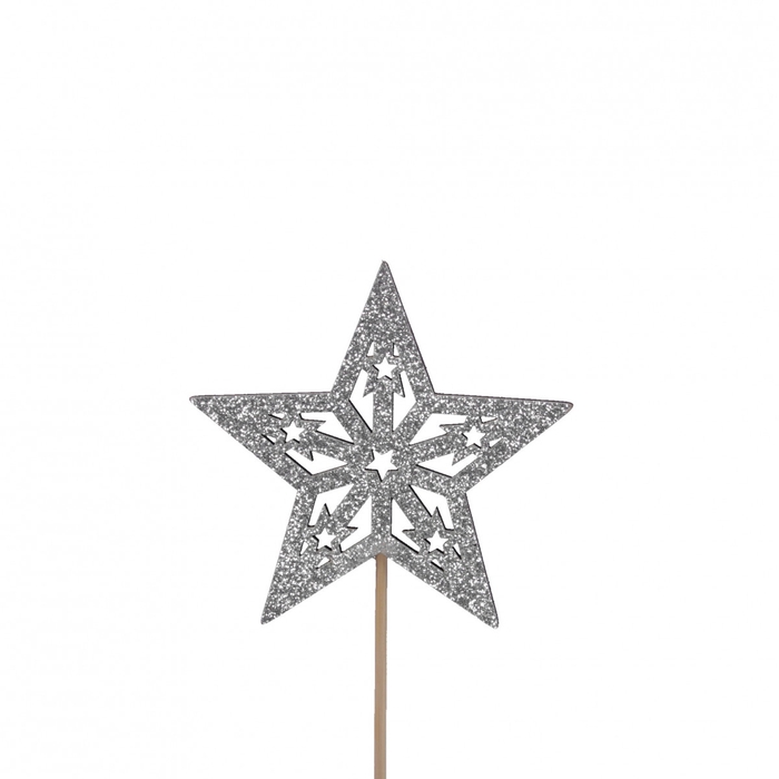 Christmas sticks 25cm Star 7.5cm
