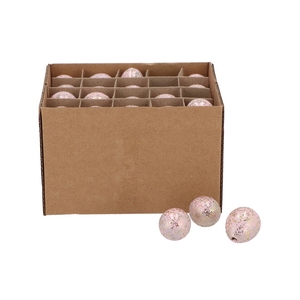 Eggs Quail Light Pink Glitter P/60