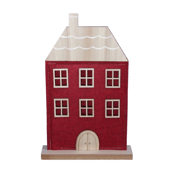 <h4>Kerst Deco huis 18*28.5cm</h4>