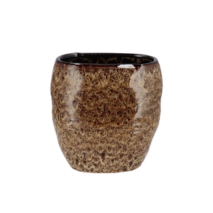Dana Brown Cat Eye Vase 26x18x27cm