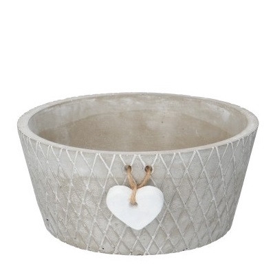 <h4>Liefde Keramiek Hart deco d20*9cm</h4>