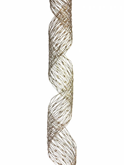 SILK FLOWERS - DECORATION NET GOLD 182CM