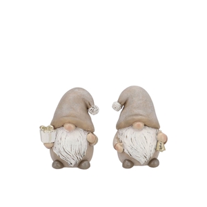 Belly Nordic Grey Gnome Bell 8x6x10cm