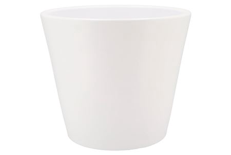 <h4>Vinci Matt White Container Pot 34x28cm</h4>