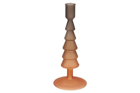 <h4>Nova Woods Brown Candle Holder Tricolor 9x9x22cm</h4>