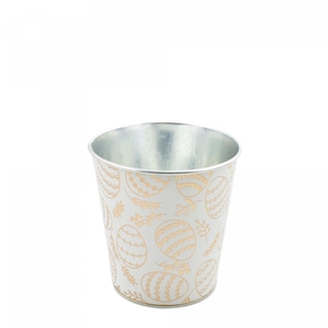 Easter Zinc Eggs pot d13*13cm