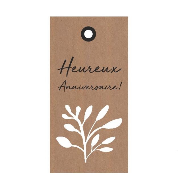 <h4>Labels Card 5*10cm x20 Anniversaire</h4>