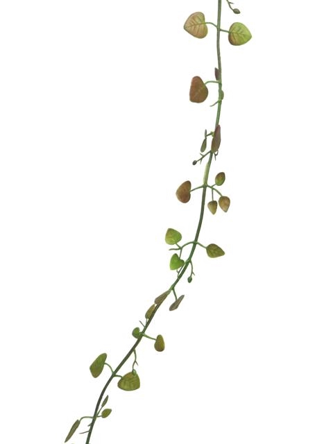 SILK FLOWERS - FOLIAGE GARLAND RED-GREEN 270CM 1pc