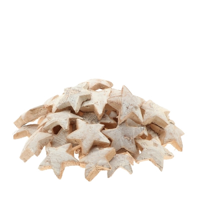 <h4>Kerst Deco ster coco d07cm x50</h4>