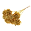 Shola New Beauty Rose Ø8cm on stem Yellow