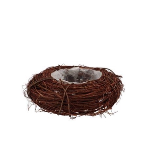 Wreath Elm Branches Planter Brown With Bottom 30x1