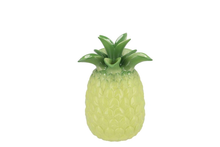 Pineapple Tropical Lime Vase 14x14x18cm Nm