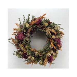 Dried wreath autumn no 2 - 30 cm