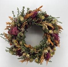 <h4>Dried wreath autumn no 2 - 30 cm</h4>