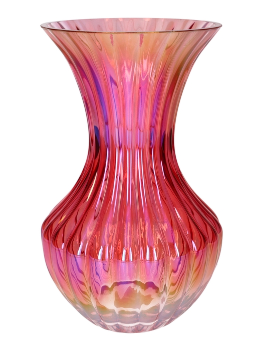 <h4>DF02-741472900 - Vase Zelune d15/16xh25 pink+pearl</h4>