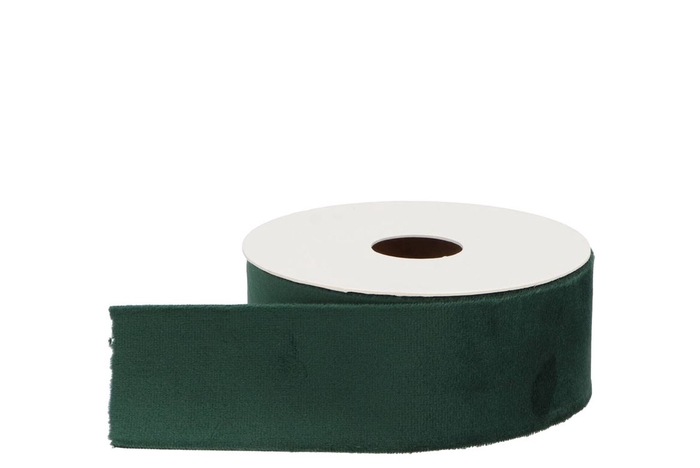 Ribbon Velvet 69 Green 5mx40mm P/1