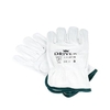 Glove grain leather red trim - size 8