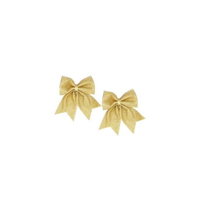 <h4>Deco Shine Bow Cozy Gold 19x24cm P/2</h4>