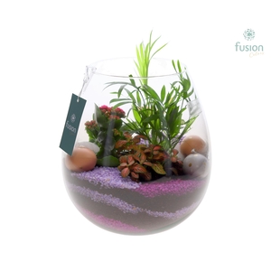 Green Bottle Abby Large met Pasen arrangement