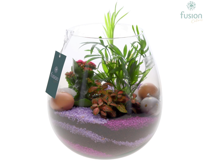 <h4>Green Bottle Abby Large met Pasen arrangement</h4>