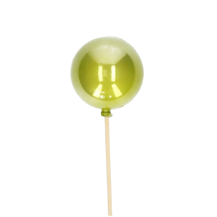 <h4>Kerst bijsteker 50cm Kerstbal pearl d06cm</h4>