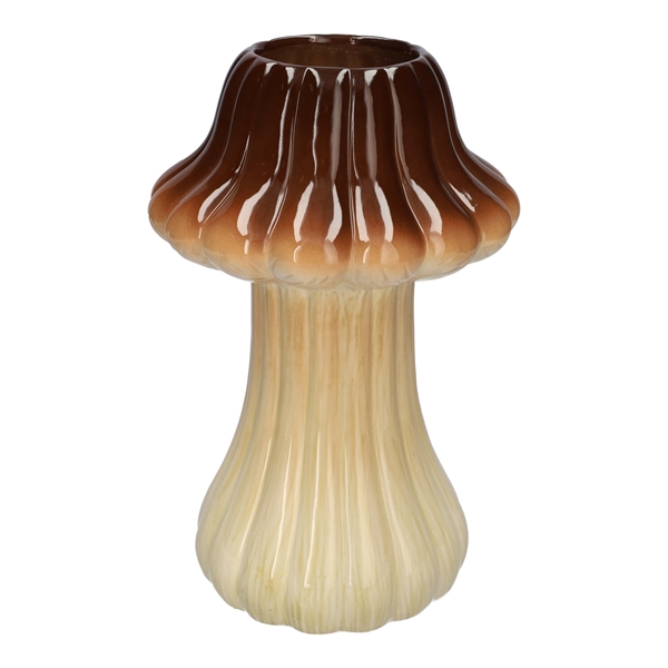 <h4>Vase Toadstool1 lines d8\\18xh28.5 brown</h4>