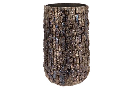 <h4>Nepal Iron Bottle Birch Mosaic 29x29x46m Nm</h4>