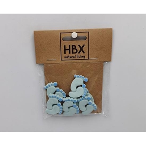 Baby Feet 6 Pcs L10W12.5H1