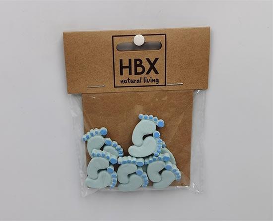 Baby Feet 6 Pcs L10W12.5H1