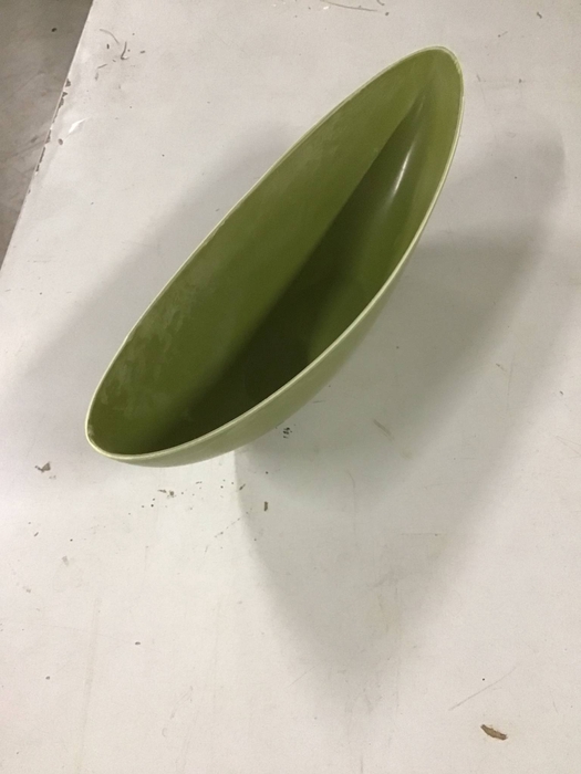 <h4>PLANTER BOAT MELAM L39W12H13 GREEN</h4>