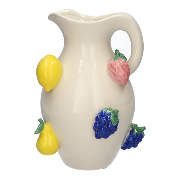 <h4>Vase Fruits d11\\19xh25.5 multi\\white</h4>