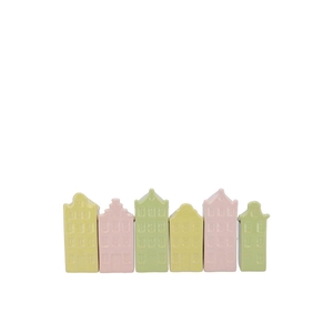 A'dam Houses Canal Dreamy Pastel Mix Vase Ass 5x4x