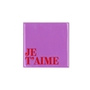 Tile Je Táime Purple 10x10x1cm