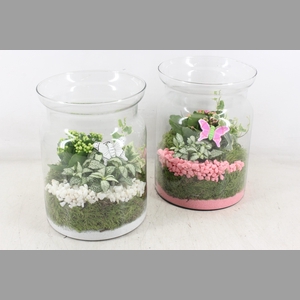 arr2 PL - Glas bose hoog 285/5 - roze/wit