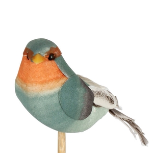 Pick Robin bird 5x12cm+50cm stick