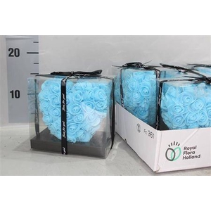 Foam Heart Light Blue