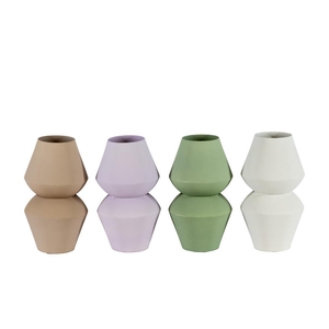 Alu Vase Ø11x19cm Mix 4 colors