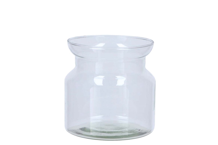 Glass Milk Bottle Roca Clear 13x13cm