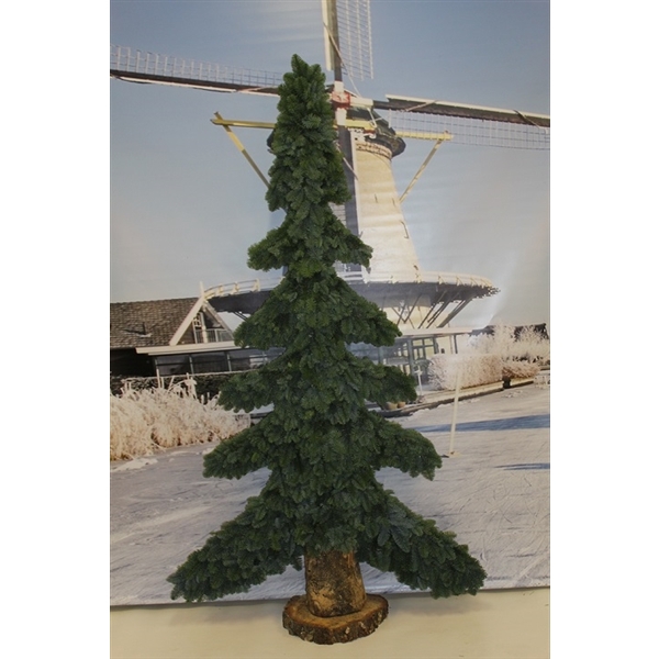 <h4>2D cartoon bomen 2 zijdig op voet Nobilis 140cm</h4>