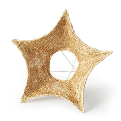 <h4>Kerst Boekethouder sisal ster 25cm</h4>