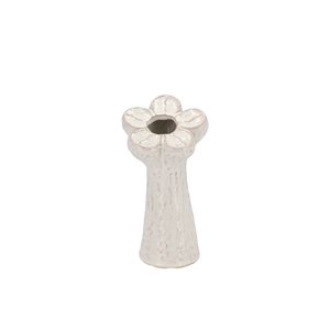 Mara White Vase Bloom 10x10x21cm