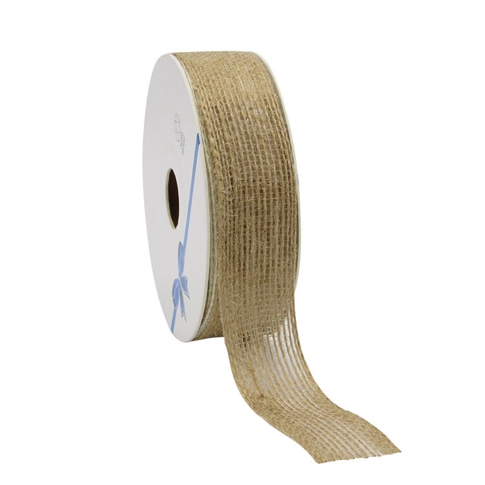 <h4>Ribbon Hessian  25mm 10m</h4>