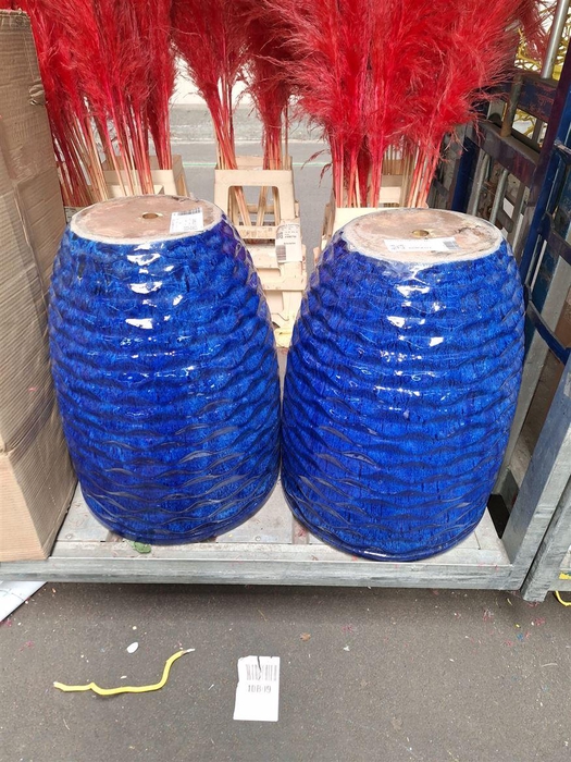 <h4>Keramiek Blauw Pot</h4>