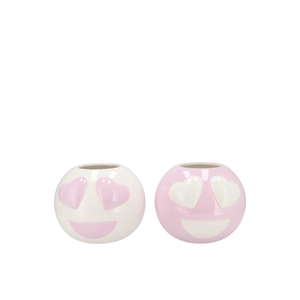Smiley Lovely Dreamy Lila Mix Vase Ass 11x11x9cm