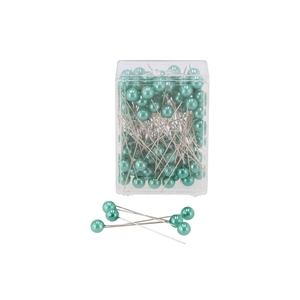 Pearl Pins Dia 1cm Lime Green Set Of 100